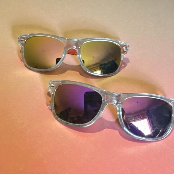 Kids Colorful Sunglasses Set of 2 - Picture 2 of 2